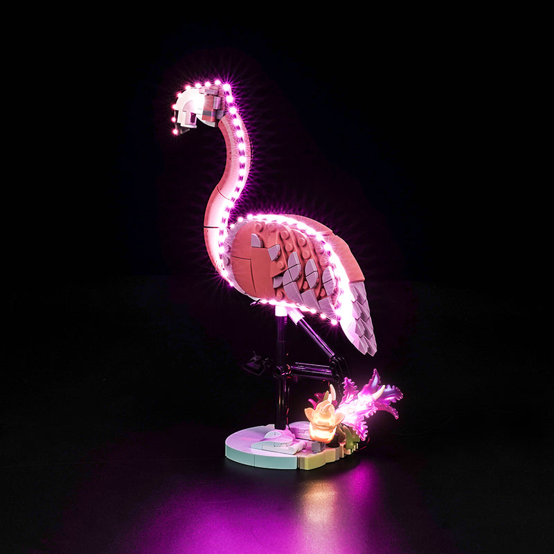LED Light Kit for LEGO® Creator 3-in-1 31170 Wild Animals: Pink Flamingo