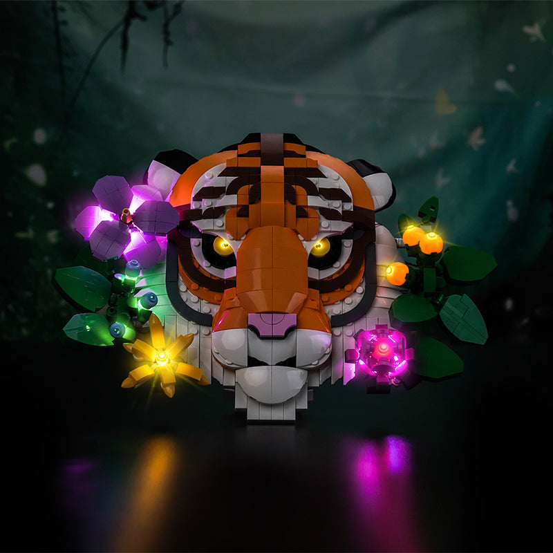 LED Light Kit for LEGO® Art The Fauna Collection – Tiger 31217