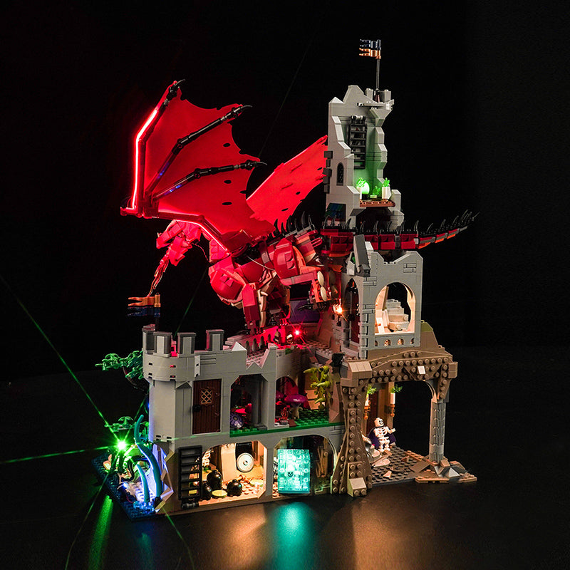 LED Light Kit for LEGO® Ideas 21348 Dungeons & Dragons: Red Dragon's Tale
