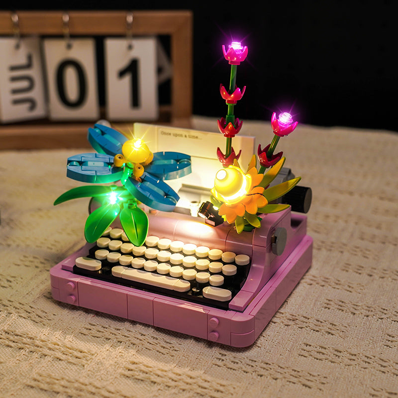 LED Light Kit for LEGO® Creator 3in1 Typewriter with Flowers 31169