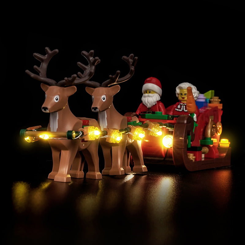 Led Light Kit for LEGO® Santa's Holiday Sleigh Adventure 40866
