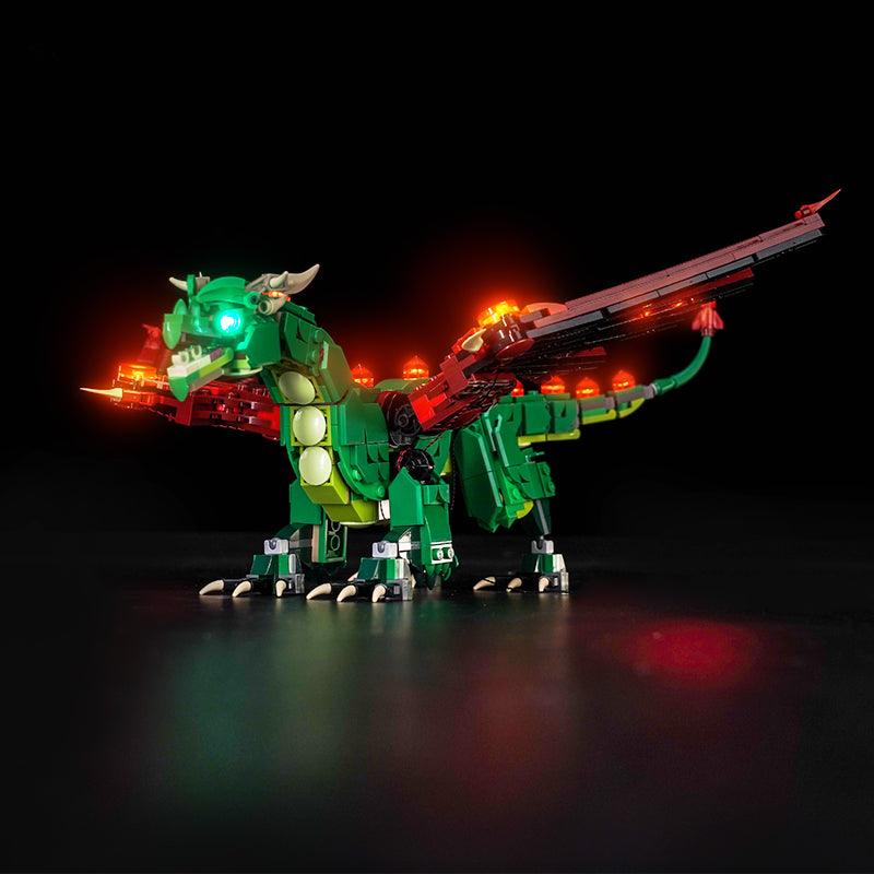 LED Light Kit for LEGO® Creator 3-in-1 31161 Medieval Dragon