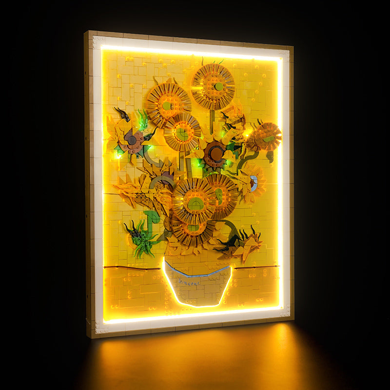 LED Light Kit for LEGO® Art 31215 Vincent van Gogh – Sunflowers