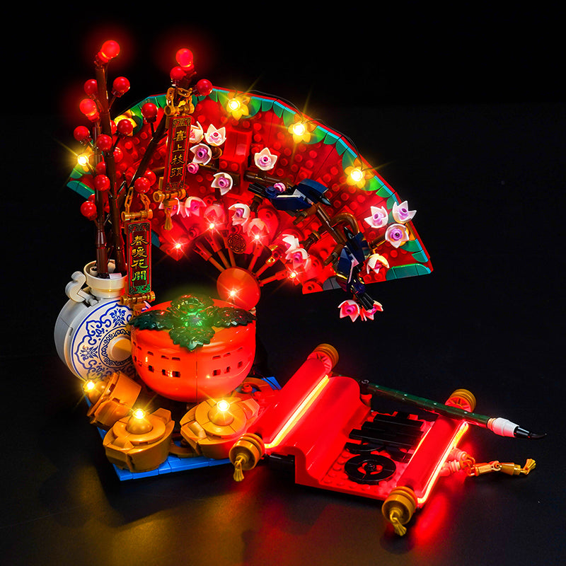 LED Light Kit for LEGO® Spring Festival 80117 Good Fortune