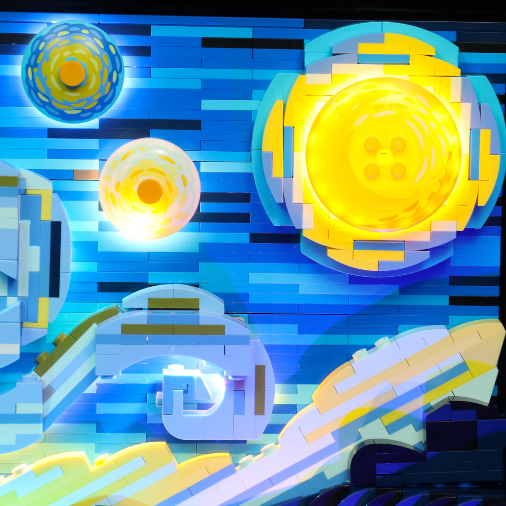 LED Light Kit for LEGO® Ideas Vincent van Gogh – The Starry Night 21333