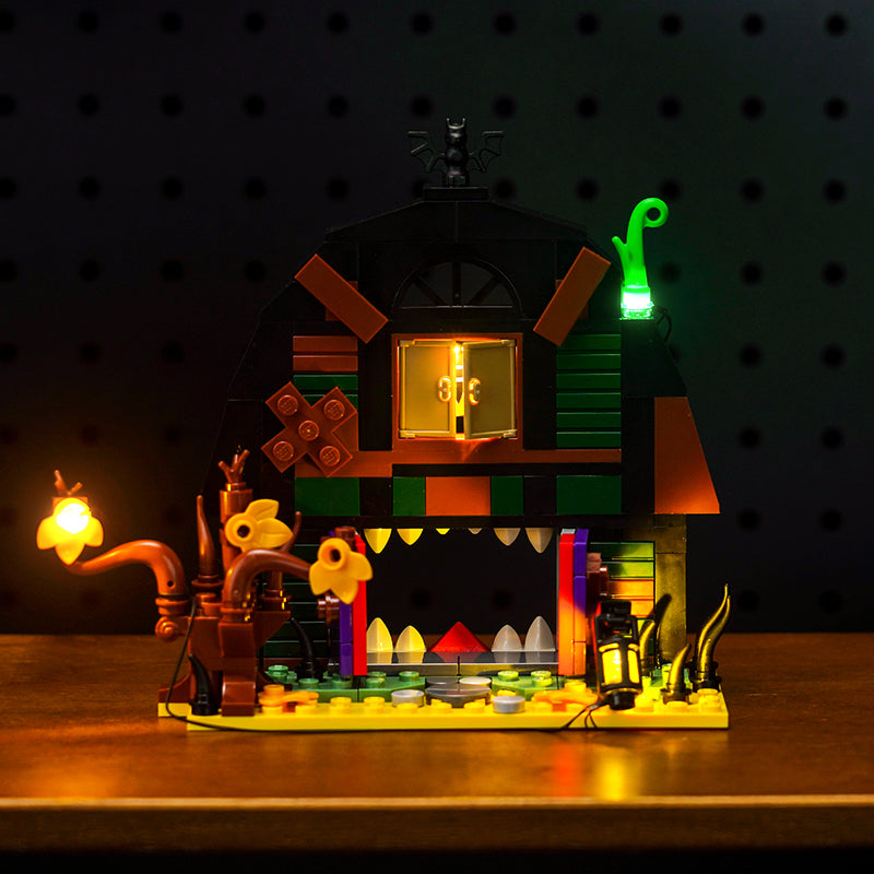 LED Light Kit for LEGO® Seasonal 40721 Halloween Barn