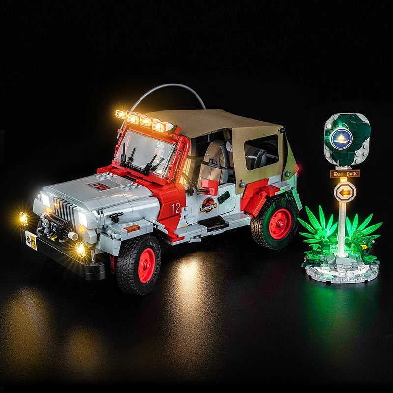 Led Light Kit for LEGO® Jurassic Park Jeep® Wrangler 77984
