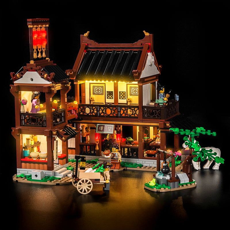 Led Light Kit for LEGO® Ancient Moon-Gazing Inn 80121