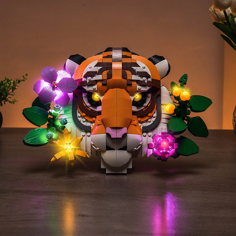 LED Light Kit for LEGO® Art The Fauna Collection – Tiger 31217
