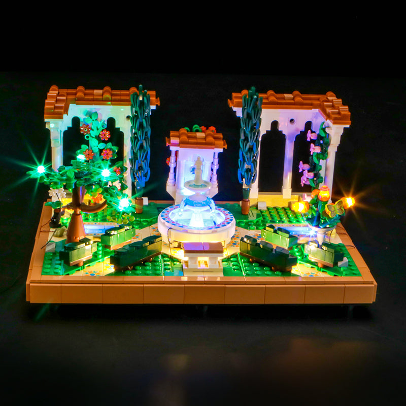 LED Light Kit for LEGO® Icons Fountain Garden 10359