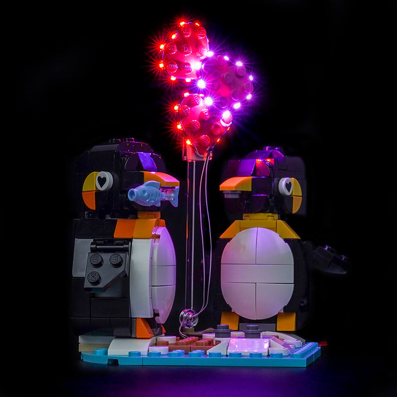 Led Light Kit for LEGO® Penguins in Love 40886