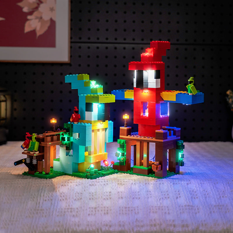 LED Light Kit for LEGO® Minecraft® 21282 The Parrot Houses