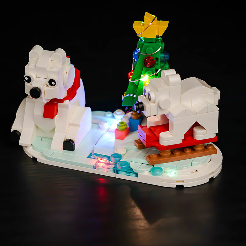 LED Light Kit for LEGO® Seasonal 40571 Wintertime Polar Bears