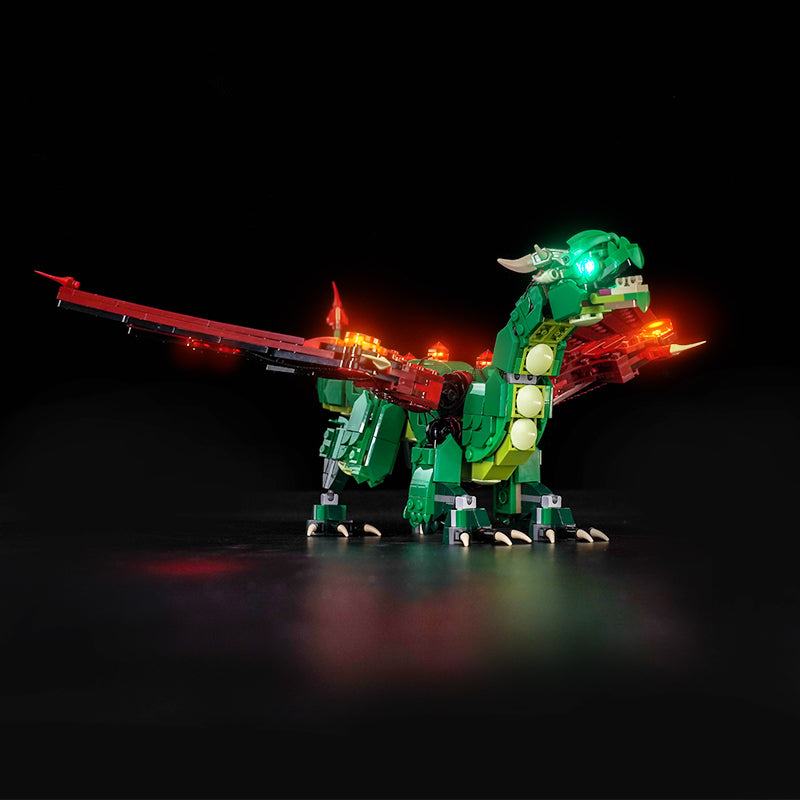 LED Light Kit for LEGO® Creator 3-in-1 31161 Medieval Dragon