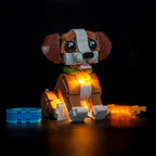 Led Light Kit for LEGO® Cute Animals: Playful Puppy Dog 31382
