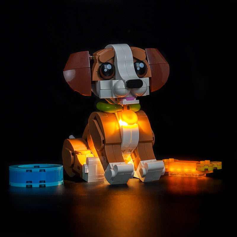 Led Light Kit for LEGO® Cute Animals: Playful Puppy Dog 31382