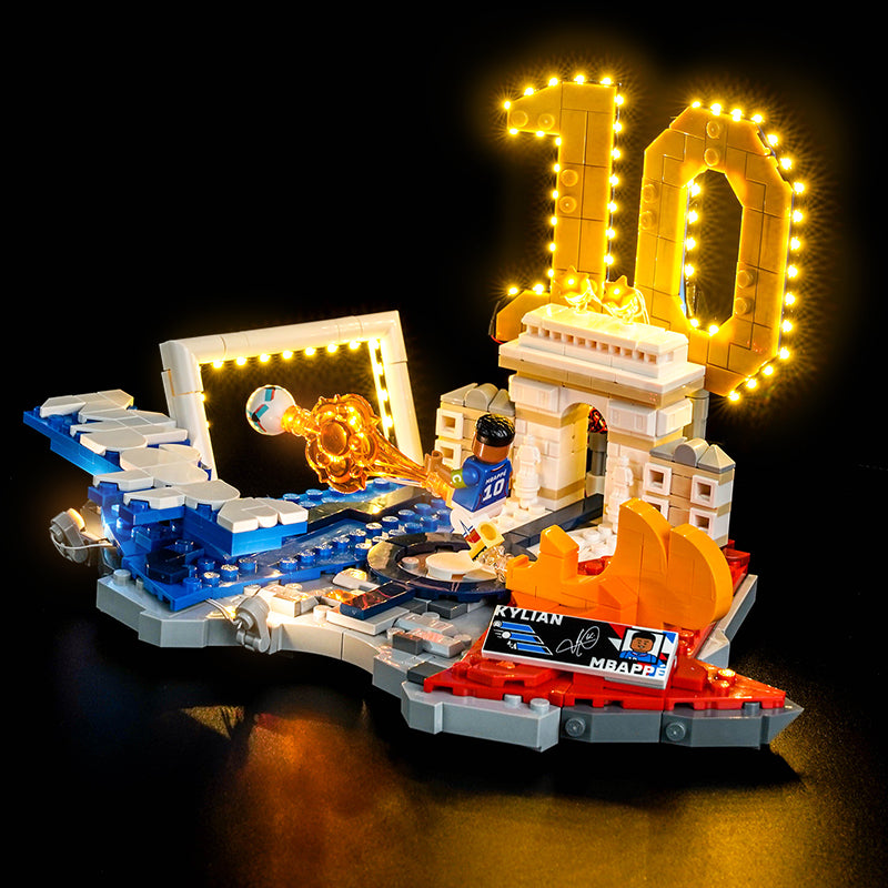 Led Light Kit for LEGO® Kylian Mbappé – Soccer Highlights 43013