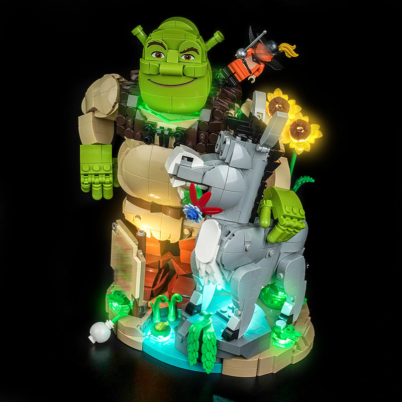 Led Light Kit for LEGO® Shrek, Donkey & Puss in Boots 72423