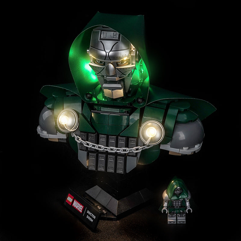 Led Light Kit for LEGO® Doctor Doom Bust 76345