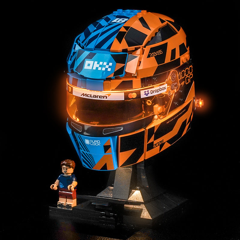 Led Light Kit for LEGO® McLaren Mastercard F1® Team Oscar Piastri Helmet 43017
