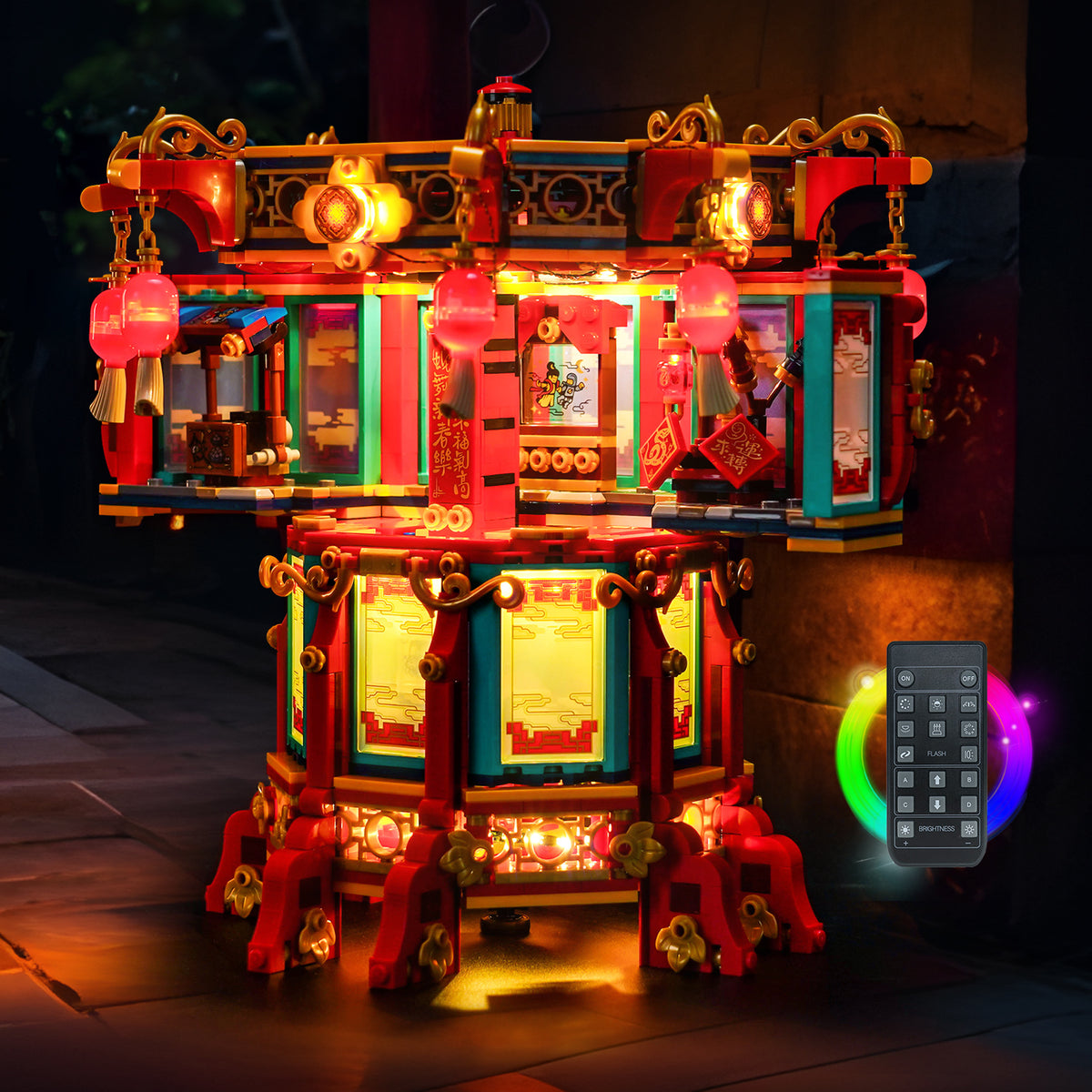 LED Light Kit for LEGO® Spring Festival 80116 Trotting Lantern