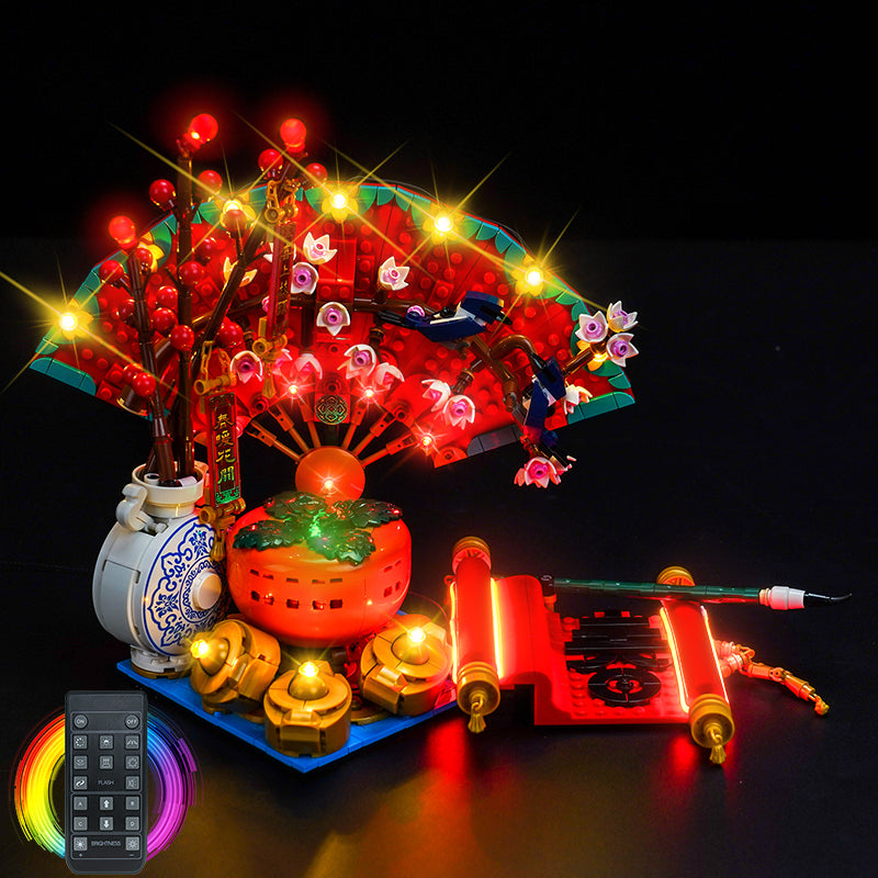 LED Light Kit for LEGO® Spring Festival 80117 Good Fortune
