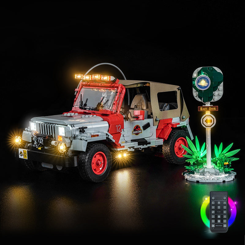 Led Light Kit for LEGO® Jurassic Park Jeep® Wrangler 77984