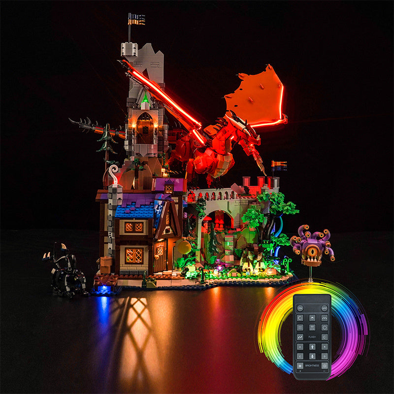 LED Light Kit for LEGO® Ideas 21348 Dungeons & Dragons: Red Dragon's Tale