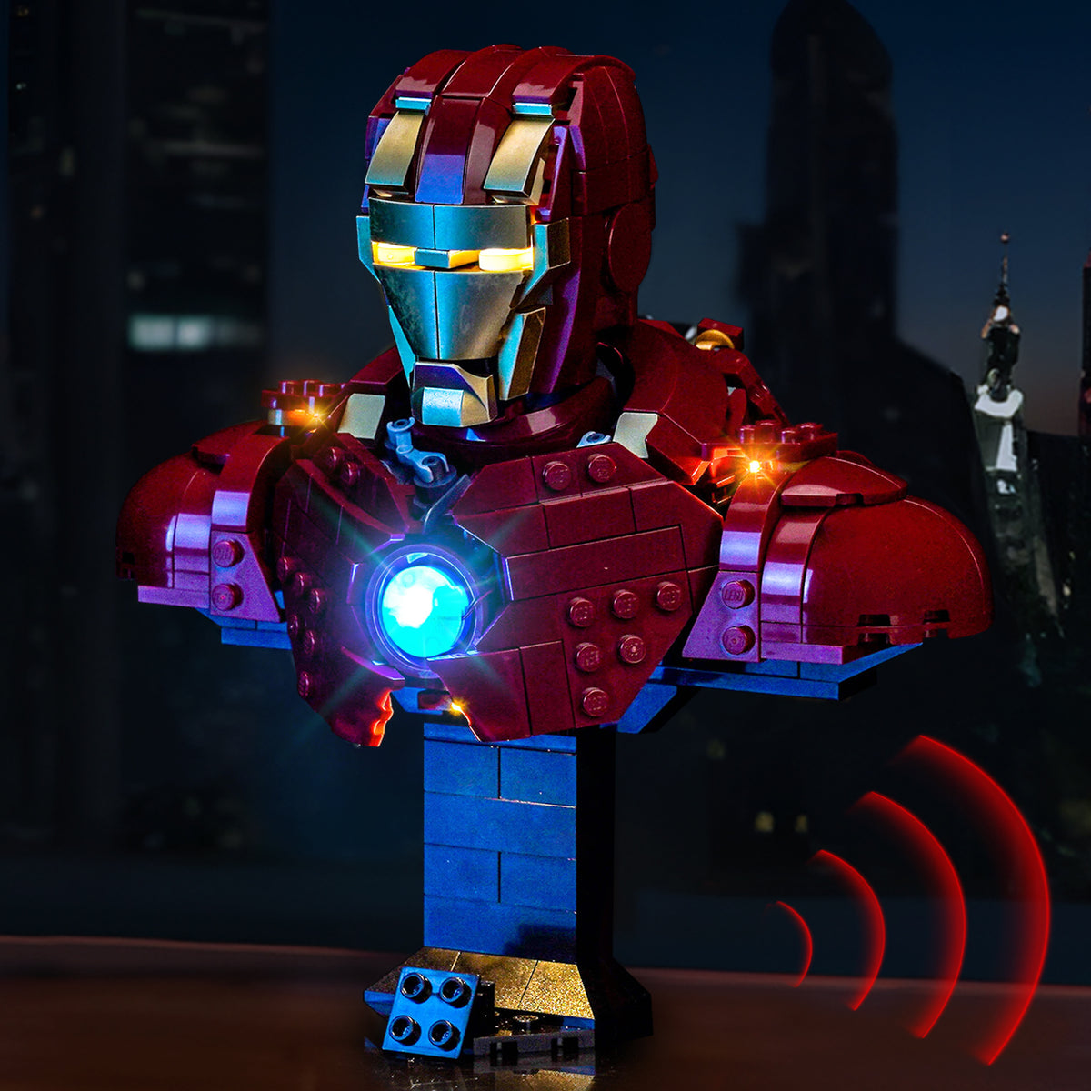 LED Light Kit for LEGO® Marvel Iron Man MK4 Bust 76327