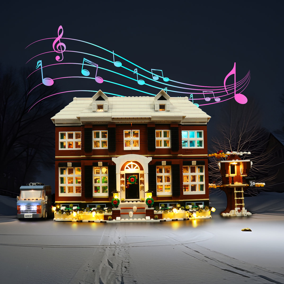 LED Light Kit Compatible with LEGO® Ideas Home Alone 21330