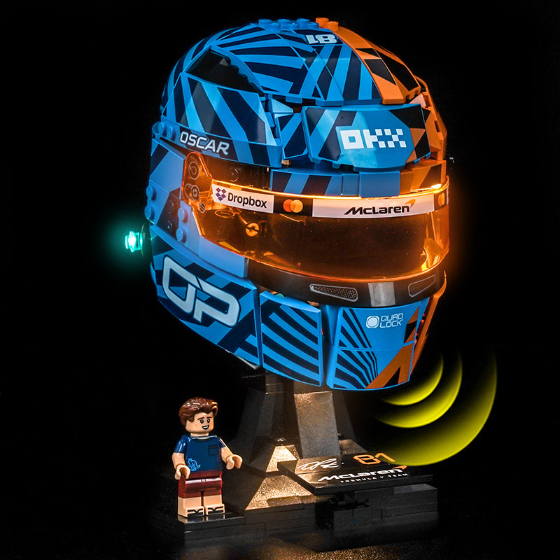 Led Light Kit for LEGO® McLaren Mastercard F1® Team Oscar Piastri Helmet 43017