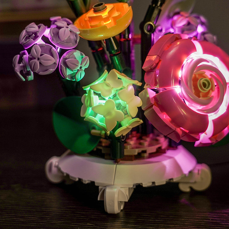 LED Light Kit for LEGO® Botanicals 40762 Mixed Flowerpot