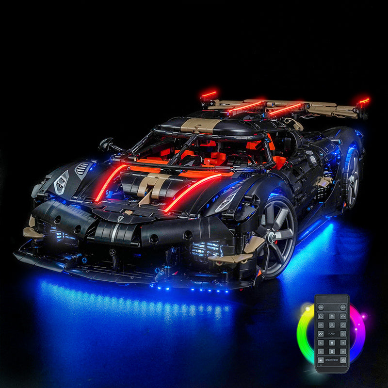 Led Light Kit for LEGO® Koenigsegg Sadair's Spear Megacar 42232