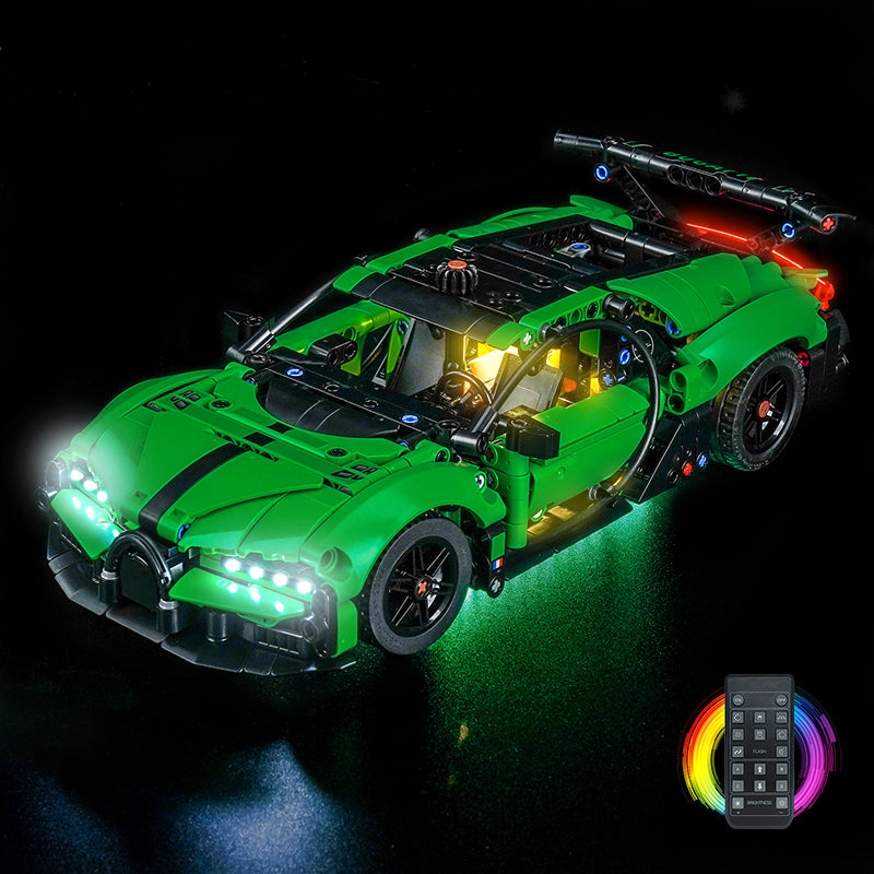 Led Light Kit for LEGO® Green Bugatti Chiron Pur Sport Hypercar 42241