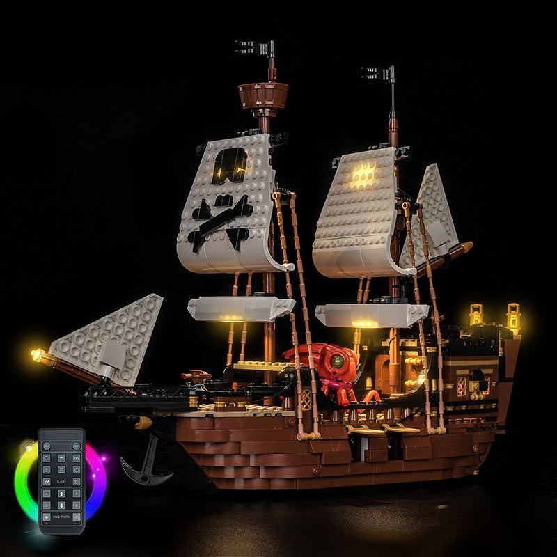 Led Light Kit for LEGO® Iconic Pirate Ship 31387