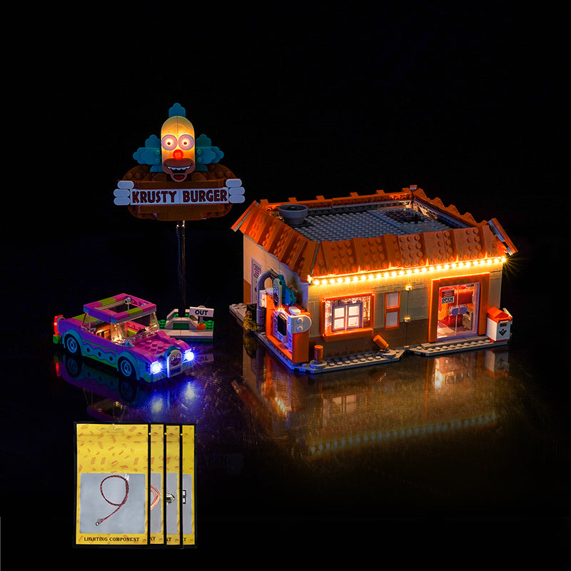LED Light Kit for LEGO® Icons The Simpsons™: Krusty Burger 10352