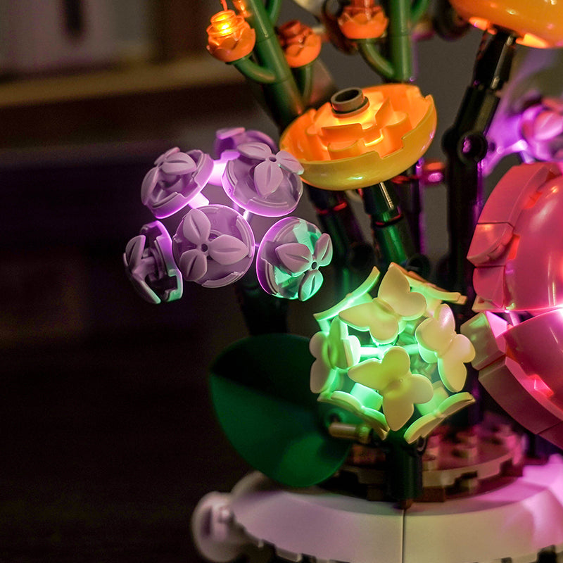 LED Light Kit for LEGO® Botanicals 40762 Mixed Flowerpot