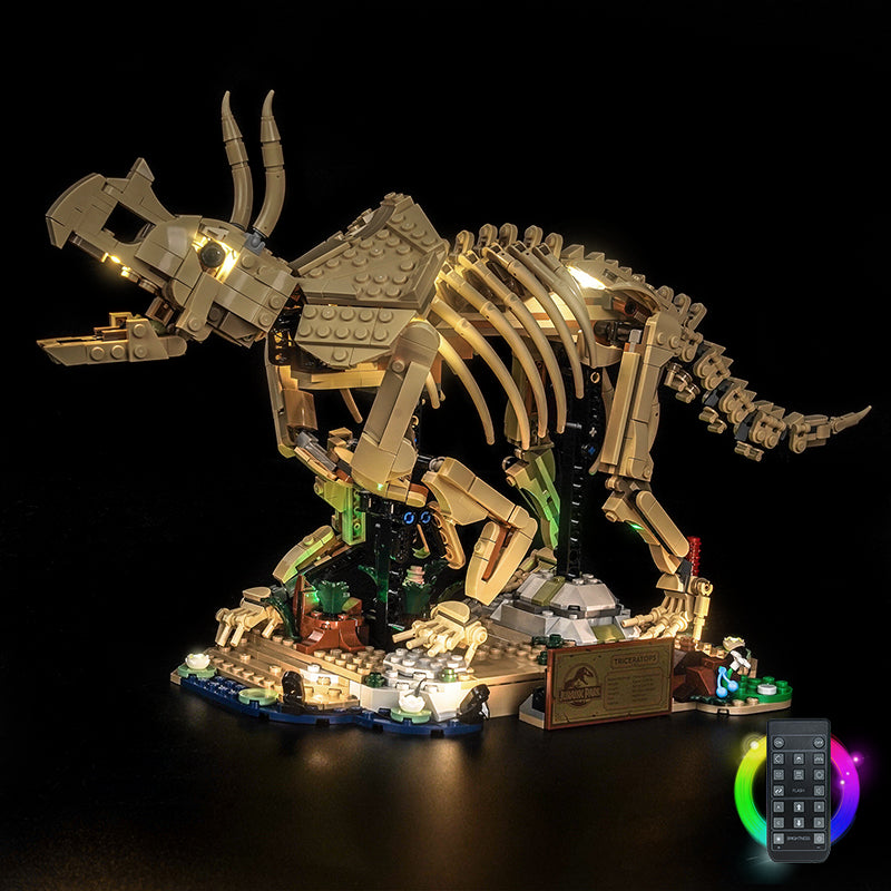 Led Light Kit for LEGO® Dinosaur Fossils: Triceratops 77985