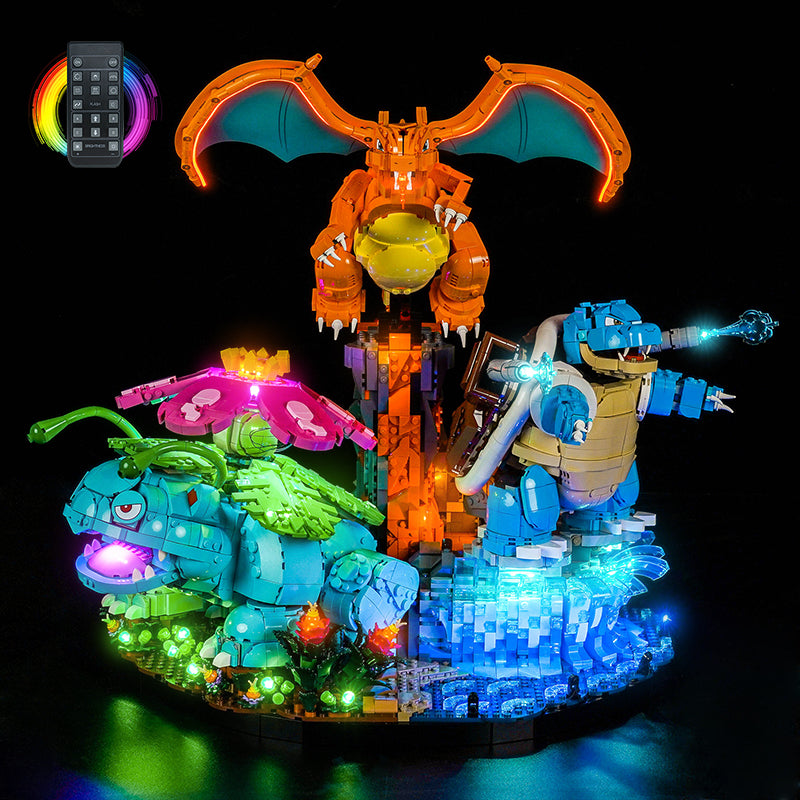 Led Light Kit for LEGO® Venusaur, Charizard and Blastoise 72153
