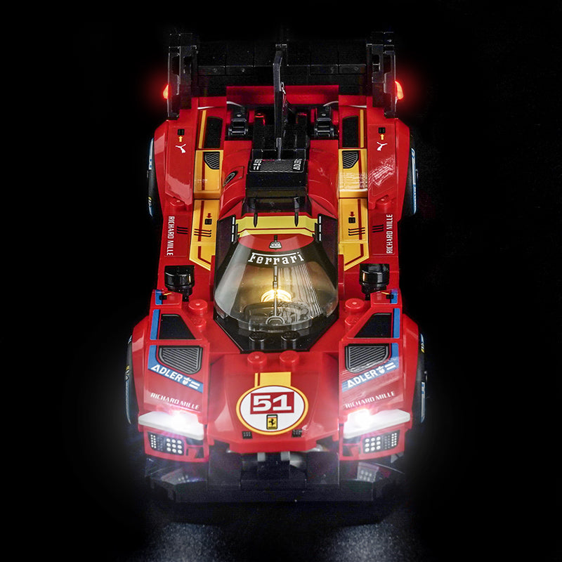 Led Light Kit for LEGO® Ferrari 499P 77261