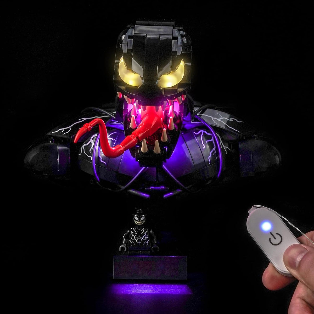 LED Light Kit for LEGO Marvel Venom Bust 76356