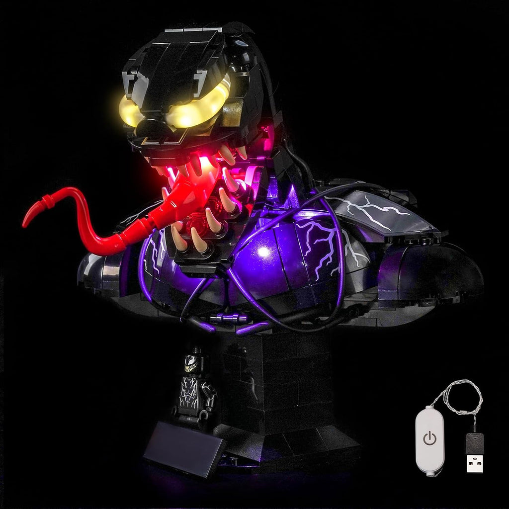 LED Light Kit for LEGO Marvel Venom Bust 76356