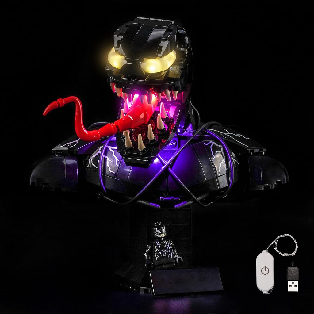 LED Light Kit for LEGO Marvel Venom Bust 76356
