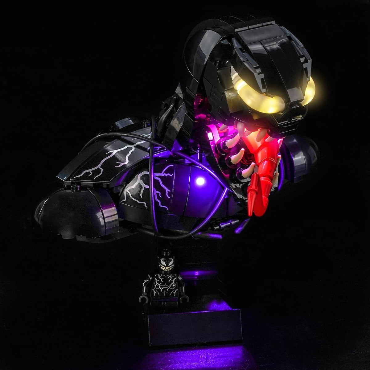 LED Light Kit for LEGO Marvel Venom Bust 76356