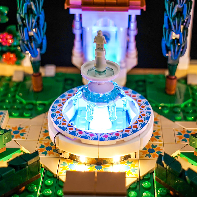 LED Light Kit for LEGO® Icons Fountain Garden 10359