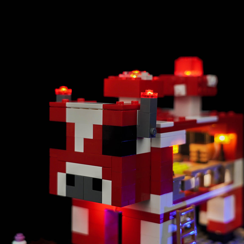 LED Light Kit for LEGO® Minecraft® 21270 The Mooshroom House