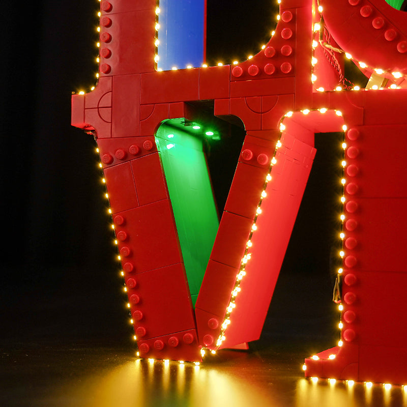 LED Light Kit for LEGO® Art 31214 LOVE