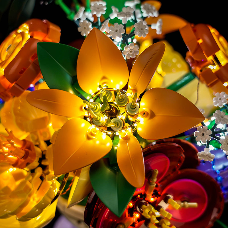LED Light Kit for LEGO® Botanicals Flower Arrangement 10345