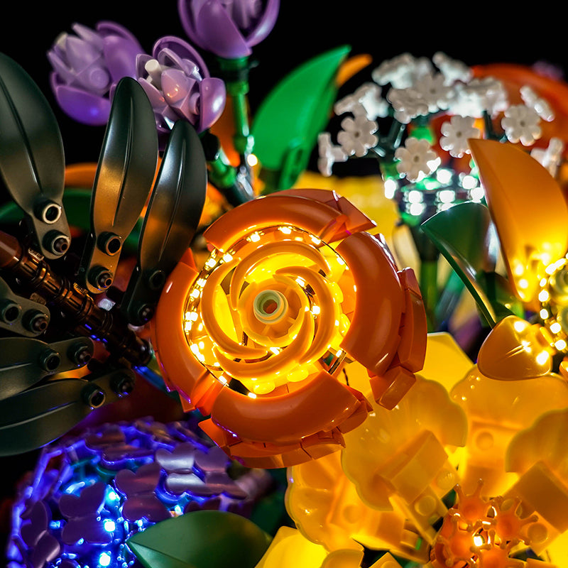 LED Light Kit for LEGO® Botanicals Flower Arrangement 10345