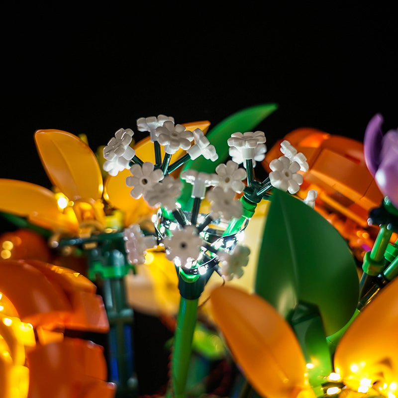 LED Light Kit for LEGO® Botanicals Flower Arrangement 10345